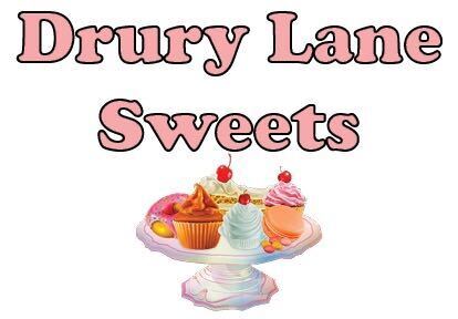 Drury Lane Sweets Logo with cupcakes on platter picture